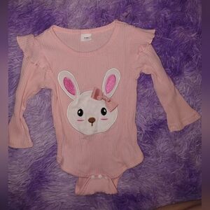 Pink Bunny Kids One Piece